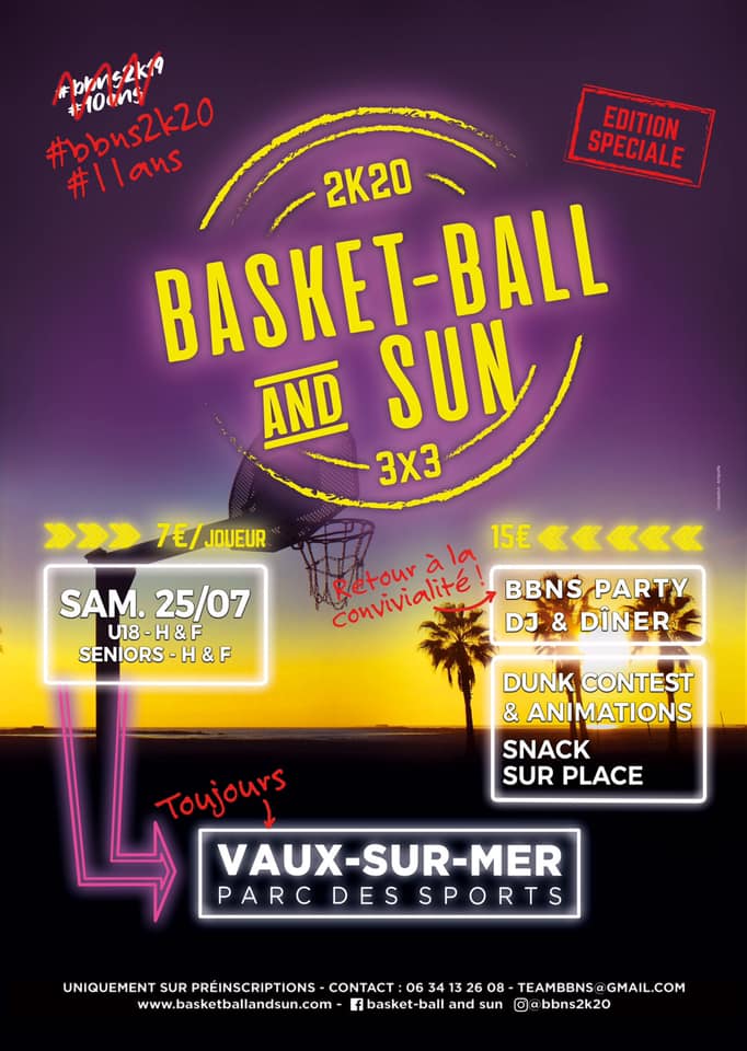 Tout savoir sur le tournoi du Basket-ball and Sun 2020 !